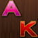 A, K