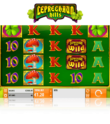 Der Spielablauf des Leprechaun Hills Slots.