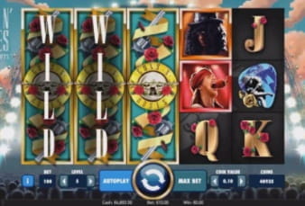 The Guns n Roses Mobile Slot on the Mr Green App