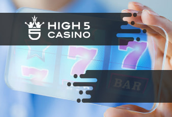 The High 5 Casino app’s games lobby.