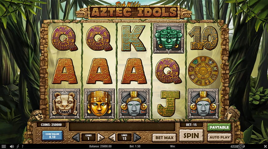 Aztec Idols Slot Game 