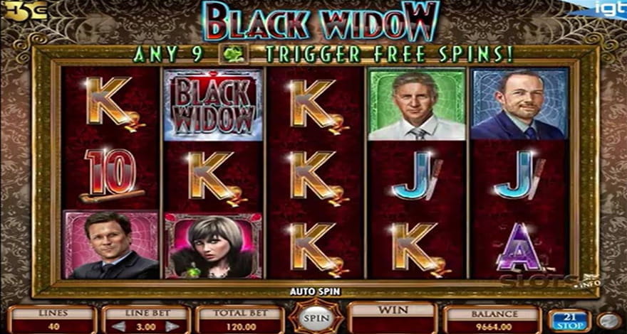 Crime Slots Black Widow