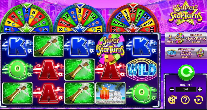 Game Show Slots Super Star Turns